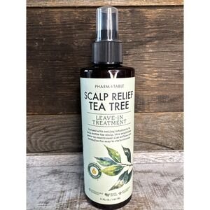 Pharm To Table Scalp Relief Tea Tree Leave In Conditioner 8 Oz Mint Coconut Oil